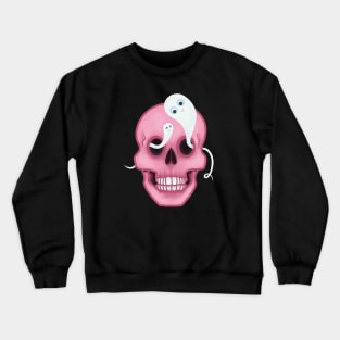 Pastel Goth Funny Skull Crewneck Sweatshirt